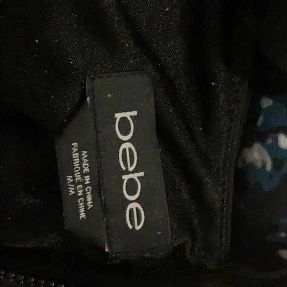 Bebe (Med) Purple and black multicolor  dress - Picture 6 of 6